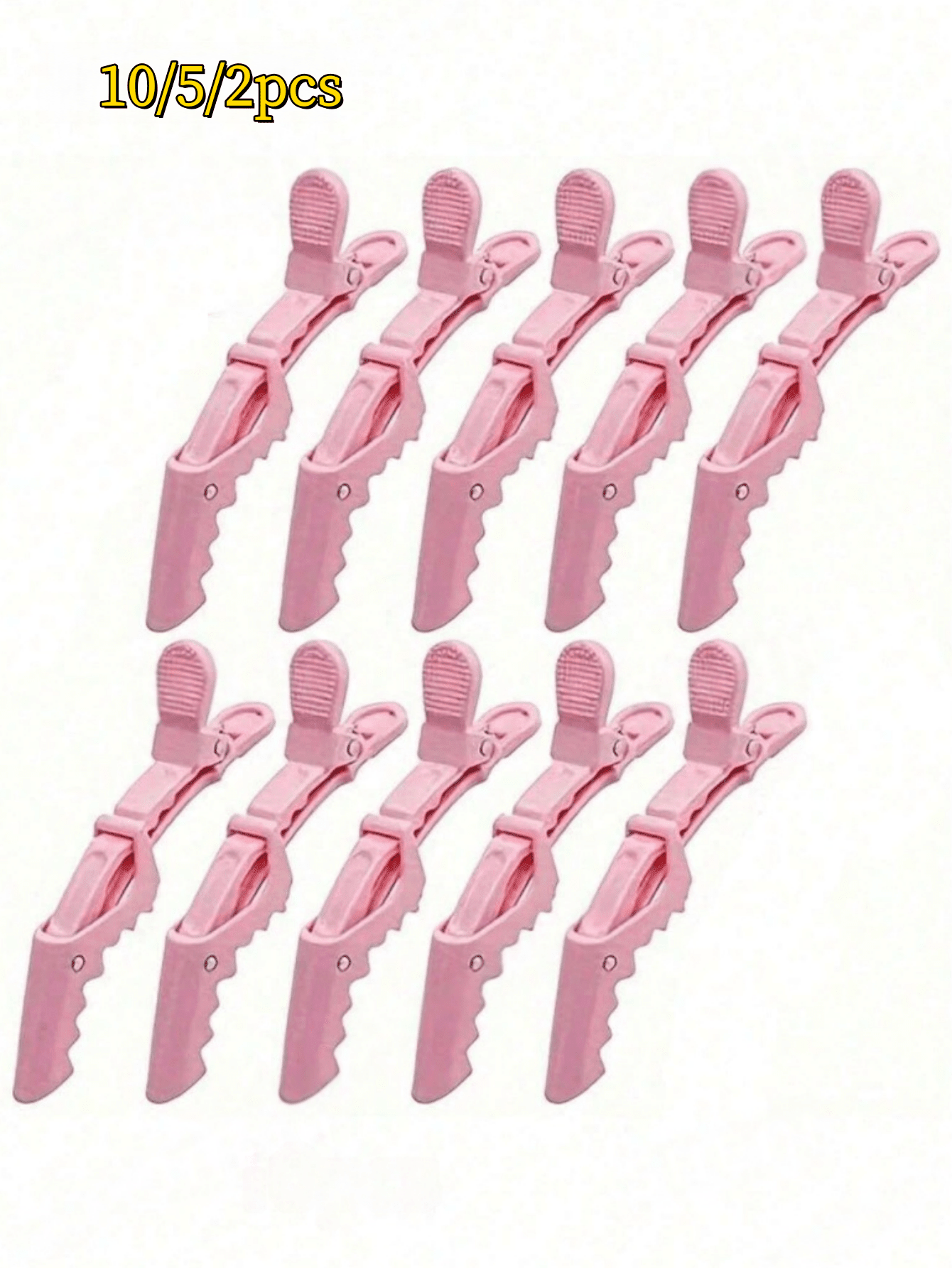 10pcs/5pcs/2pcs Multi-Functional Hair Clips, Hair Styling Clips, Suitable For Hairstylists, Women's Plastic Non-Slip Hair Clips, Professional Salon Alligator Clips Long Mouth Clips, Ideal Choice For B