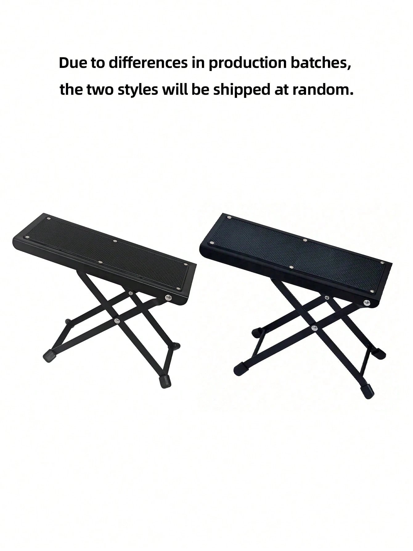 1pc Adjustable 3-Leg Foot Rest Pedicure Stool, Non-Slip Rubber Toe Nail Care Stand, Foldable Metal Foot Rest Platform