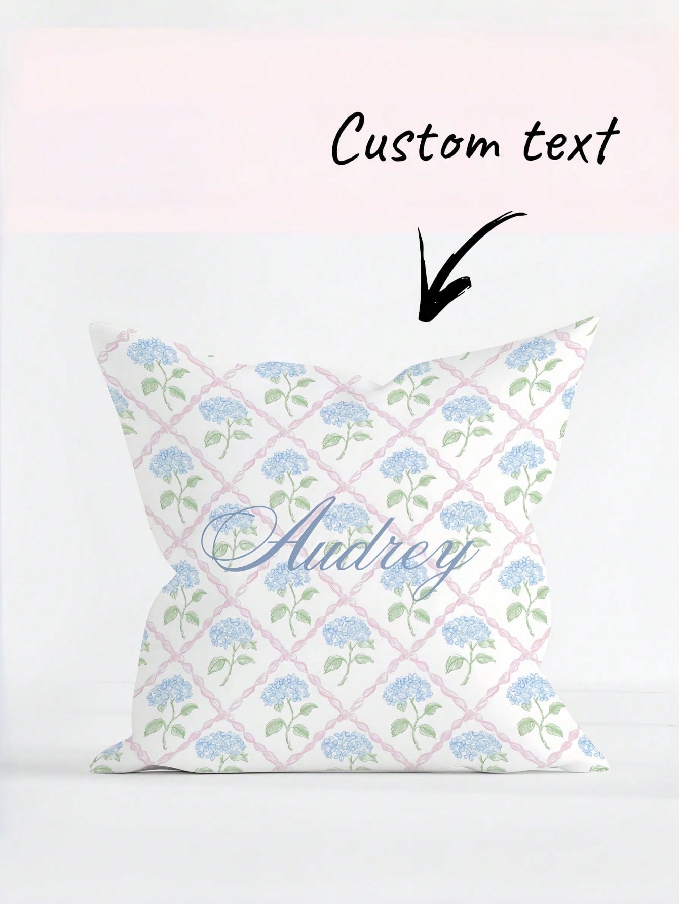 1pc Customizable Name Pillowcase, Personalized Name Background Color Decorative Pillowcase, Suitable For Christmas, Valentine's Day, Father's Day, Mother's Day, Wedding, Holidays, Couple Room Decor, C