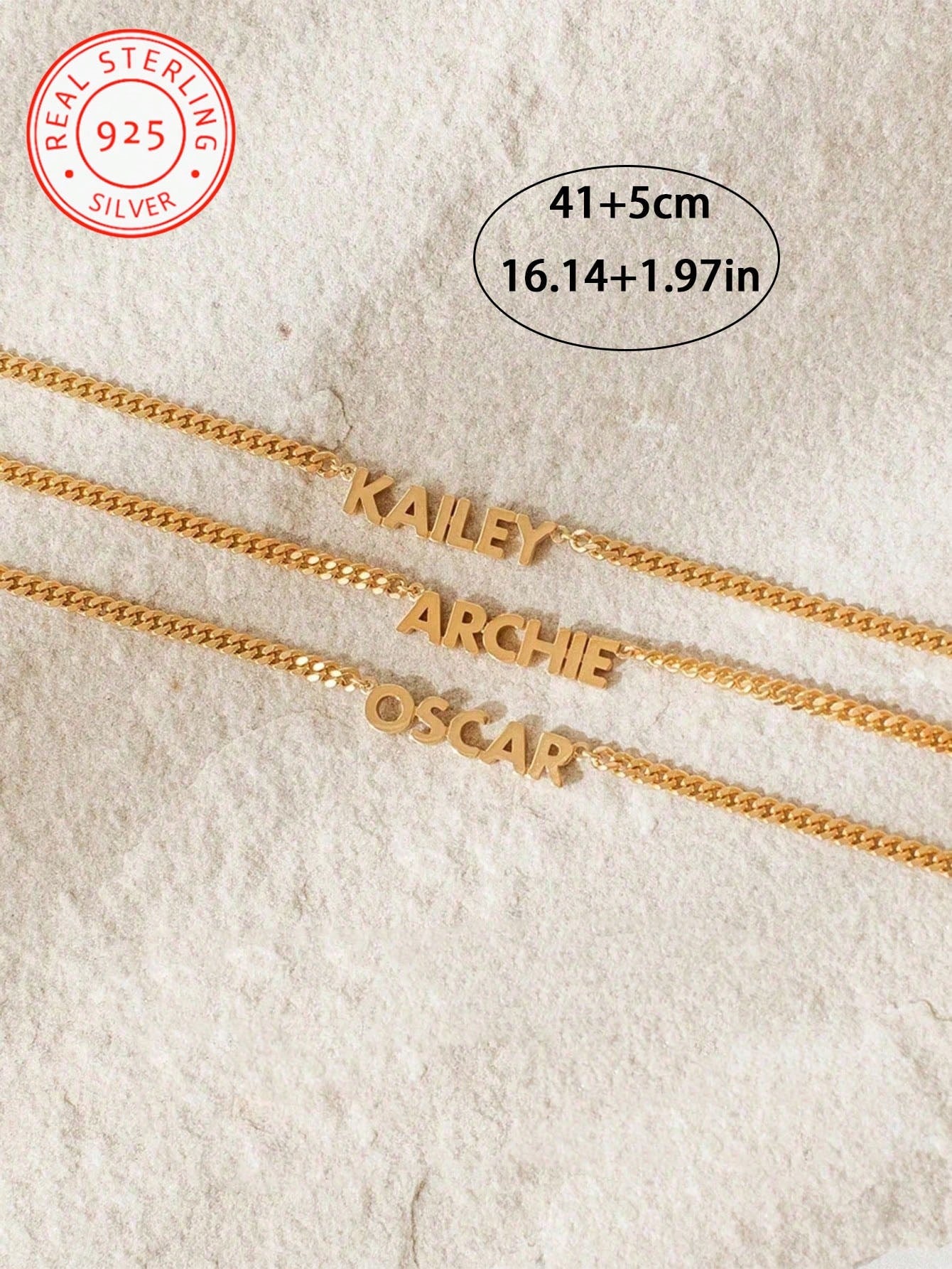 1pc Customized 925 Sterling Silver Minimalist Egyptian-Style Necklace, Can Customize English Name, Date, Numbers, Perfect For Valentine's Day, Party, Banquet, Anniversary, Birthday, High-Quality Jewel