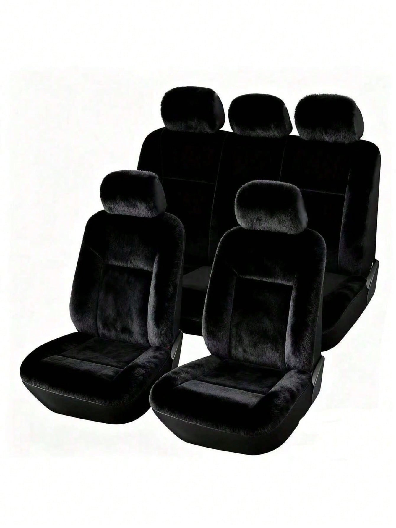 5-Seat Universal Polar Fleece Car Seat Covers