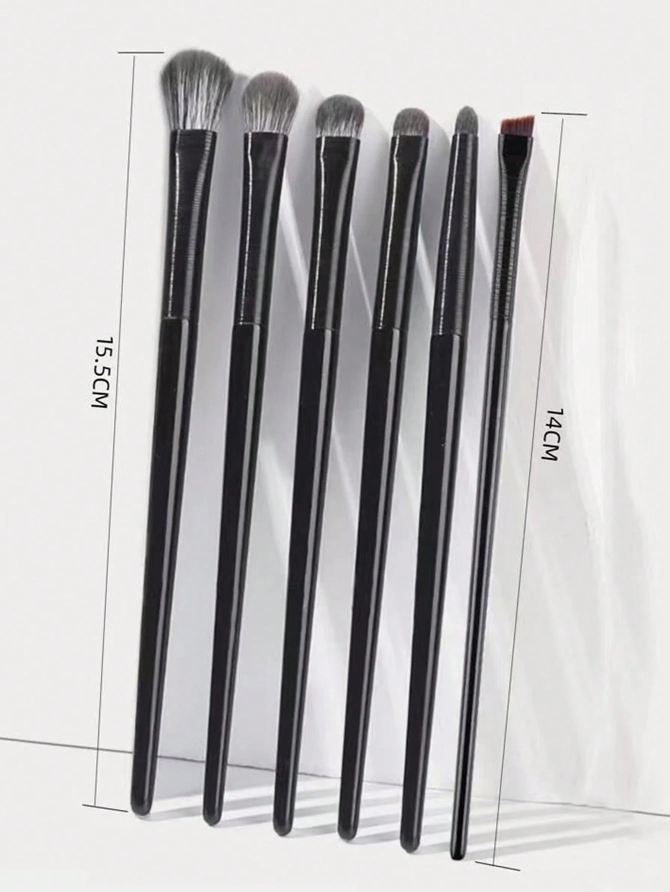 6pcs Soft Bristle Eye Makeup Brush Set For Eyeshadow Blending, Smudging, Eyeliner & Eye Detailing,Eyebrow Brush,Eyeshadow Brush,Spoolie,Spoolie Brush,Giveaways