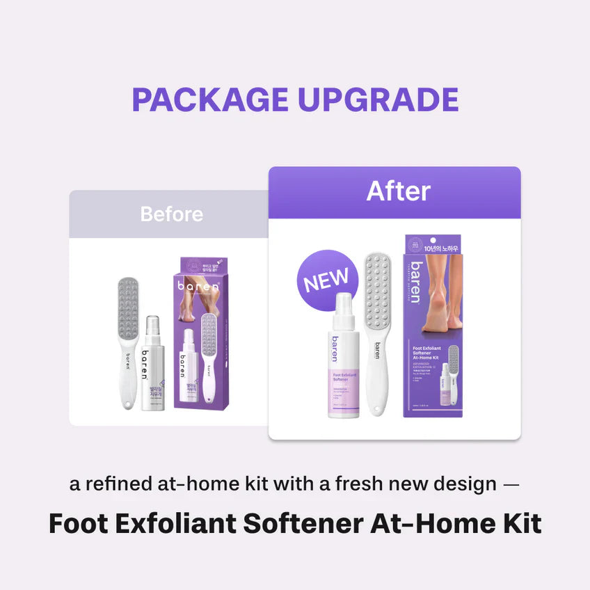 Baren Foot Exfoliant Softener At-Home Kit