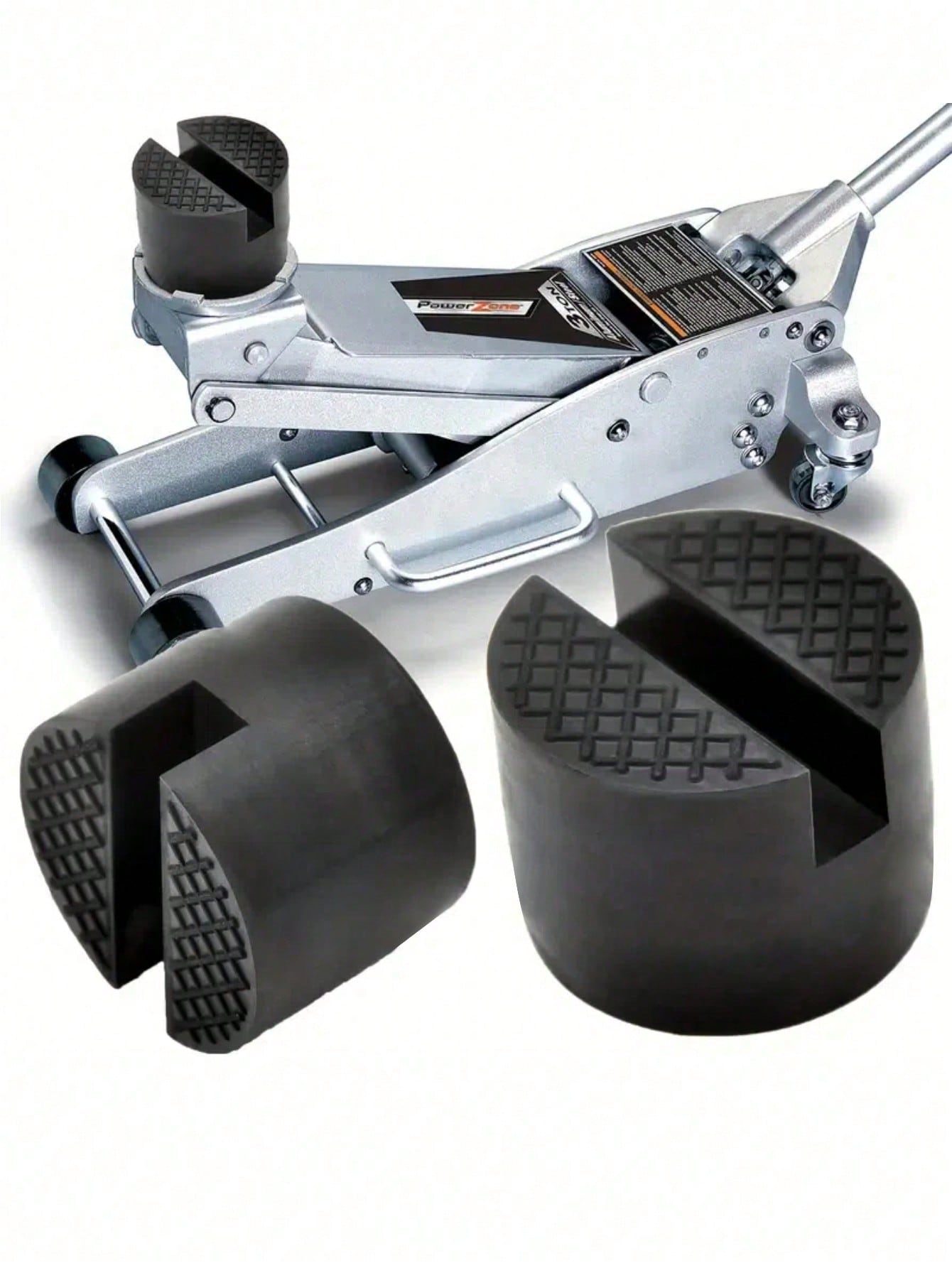 Automotive Floor Jack Rubber Block Supports, Round Rubber Pad Blocks For Car Jack Stand