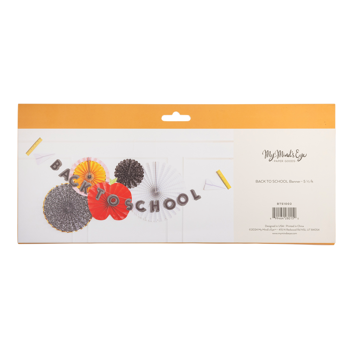 Back to School Banner Garland