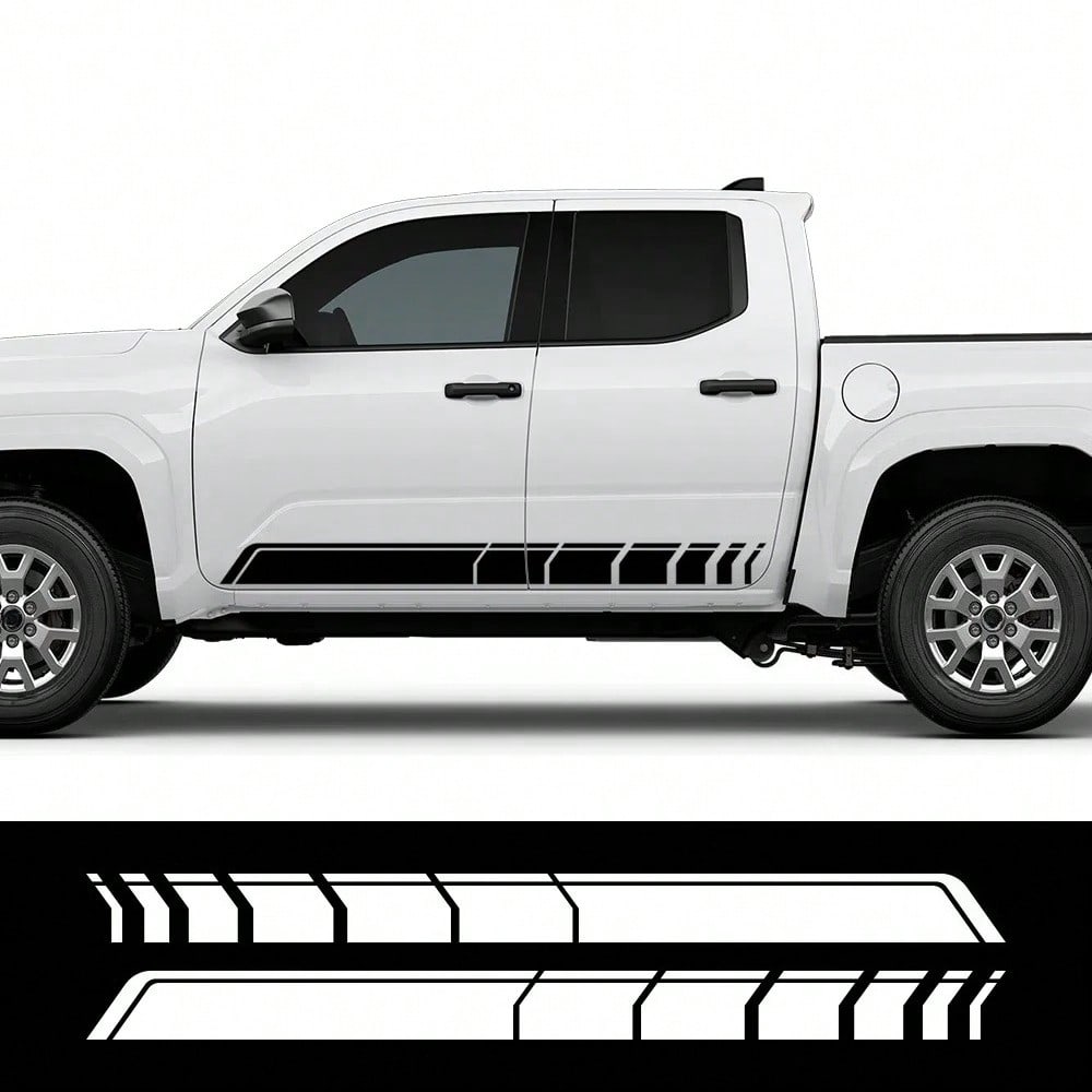 Car Door Side Sticker Graphics TRD Sport Racing Stripes Vinyl Decal Pickup Truck Waterproof Tuning Accessories For Tacoma