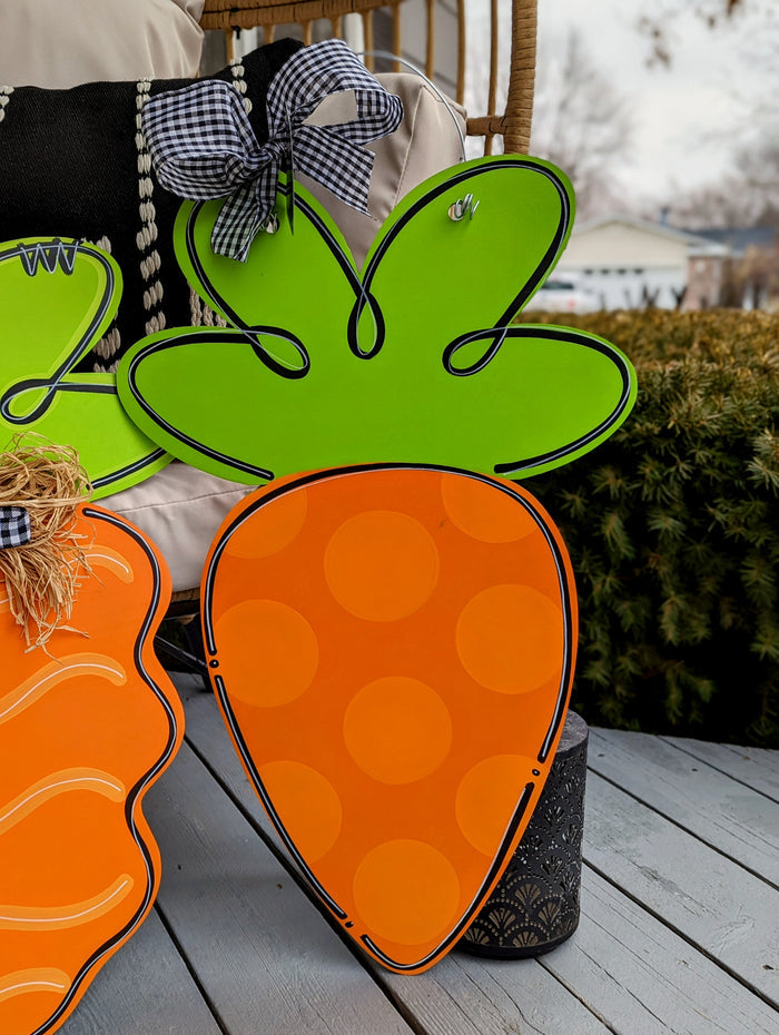 Carrot Door Hanger