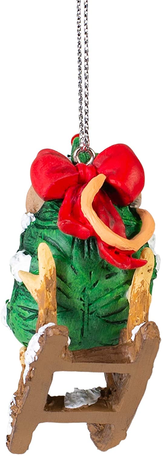 Charming Tails - Leaf Sled Ornament