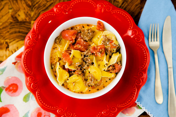 Crockstar: Sausage & Cheese Tortellini