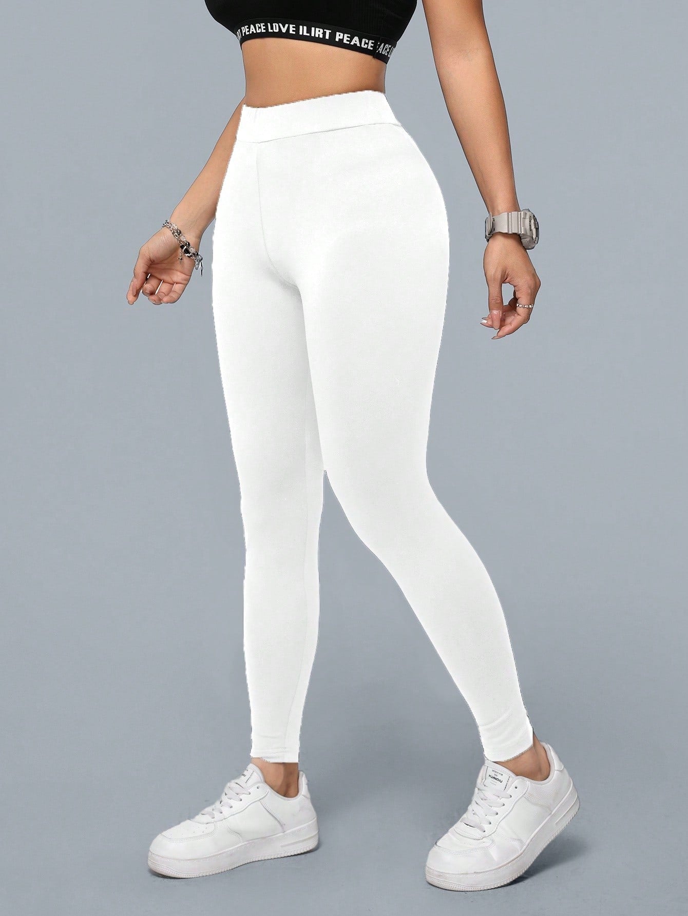 Essnce Casual Sports High Waist Long Leggings For Women, Yoga Pants, Autumn/Summer Suitable For Going Out Women's Sportswear