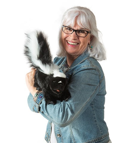 Folkmanis - Skunk Hand Stage Puppet Plush Toy 2250