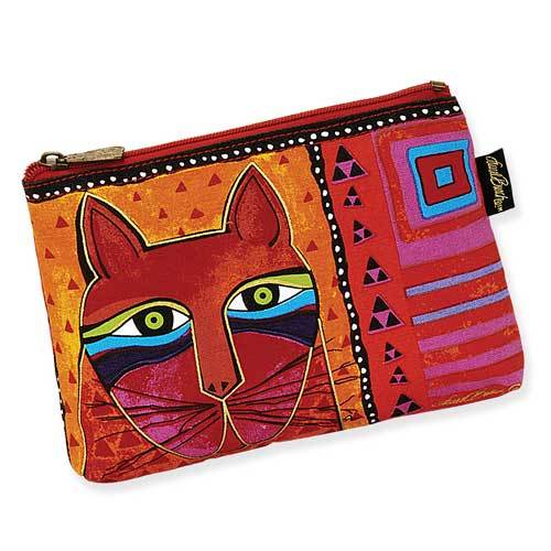 Laurel Burch - Whiskered Cat Cosmetic Bag