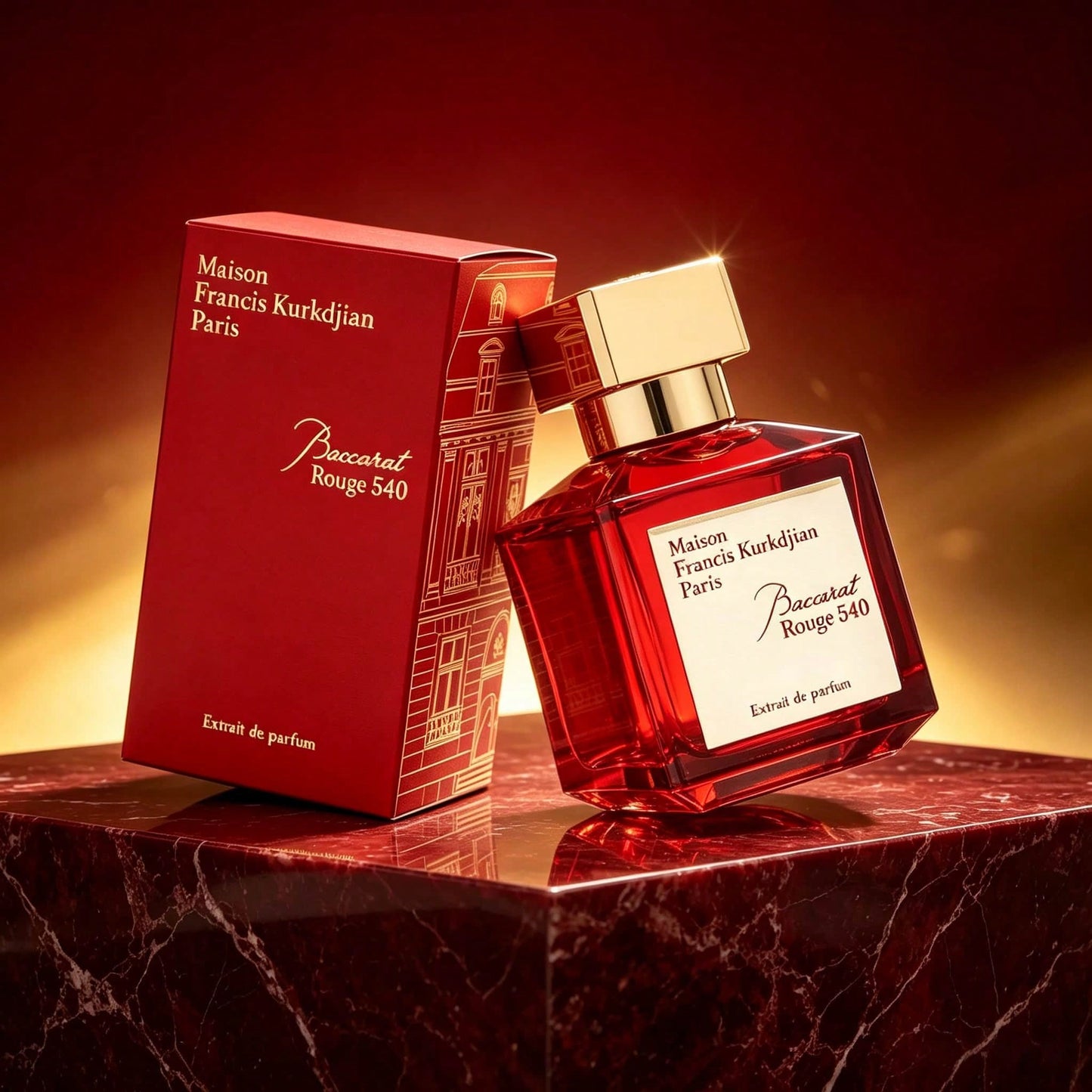 Maison Francis Kurkdjian 540 Unisex Fragrance 2.37 Oz (70 Ml) – A Sweet And Warm Blend Of Amber And Jasmine, With A Long-Lasting Fragrance That Lasts 6-12 Hours. Comes In A Luxurious Gift Box.
