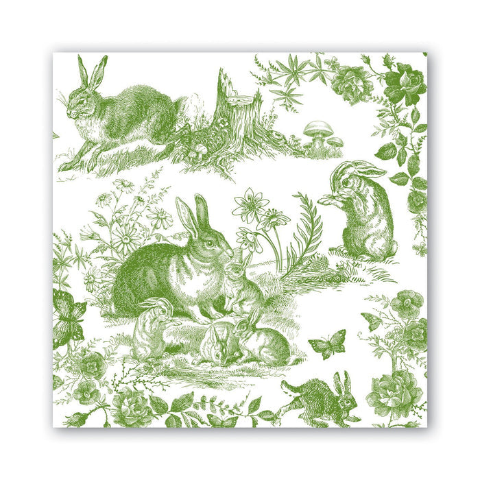 Michel Design Works - Bunny Toile Luncheon Napkin Set