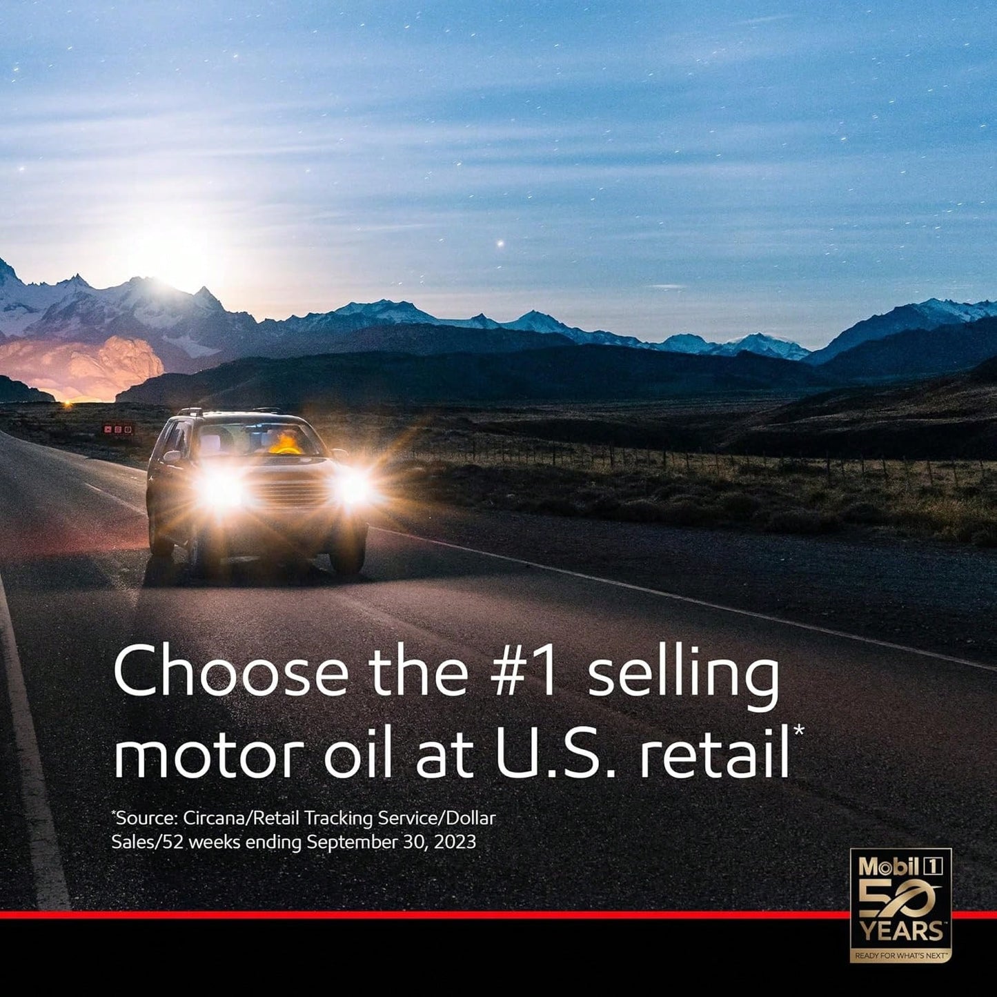 Mobil Full Synthetic Motor Oil 5W-20, 5 Quart