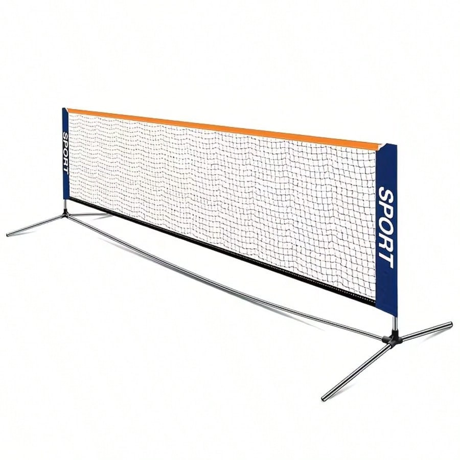 Multi-Purpose Portable Nylon Net, Tennis And Badminton Net, Court Net, No Frame, Badminton Sports Accessories, Badminton Training, Suitable For Badminton, Leather Ball, Tennis, Volleyball, Easy To Ins