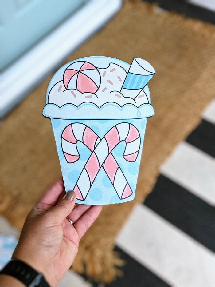 Peppermint Shake Printed Attachment