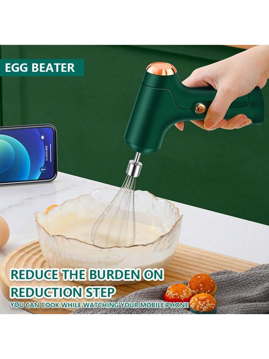 Selected Gifts For Labor Day And Back-To-School Season.Labor Day Gift, 1pc Electric Mini Small Cream Egg White Whisk, Cordless Electric Egg Beater, Cream Whisk, Cake Baking Egg Beater, Ice Cream Powde