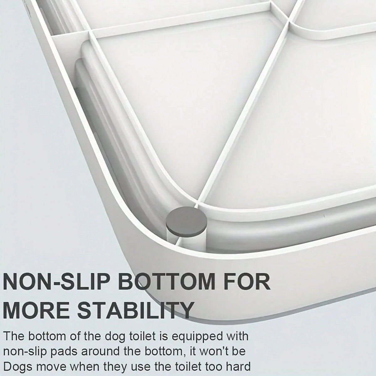 Thickened Polypropylene Wall-Mounted Dog Toilet, Splash-Proof Removable Tray For Small/Medium Dogs