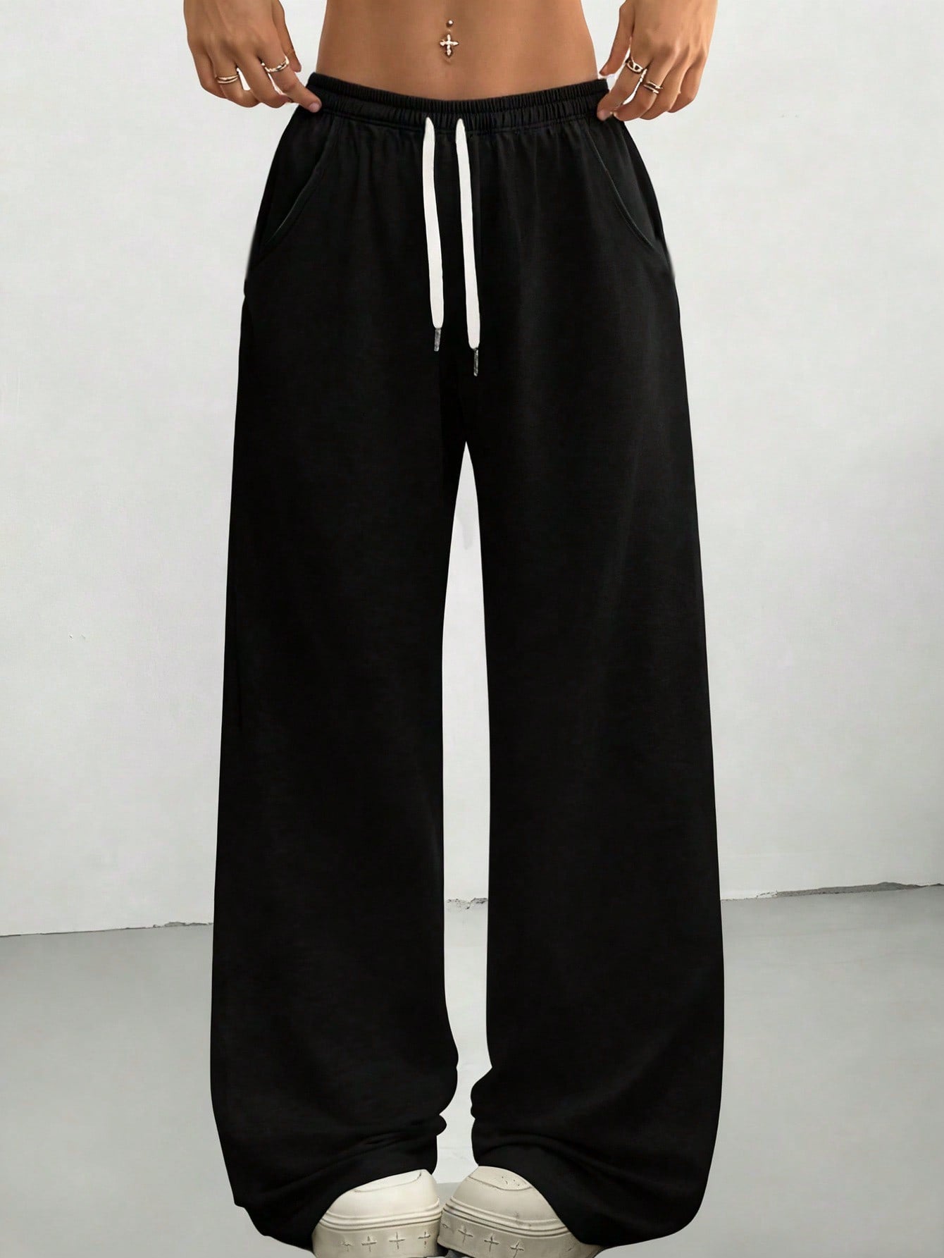 Women's Fashion Activewear Straight Leg Pants, Suitable For Running, Workout, Gym, Outdoor Travel, High Street, Breathable, All Season Black Spring Sports