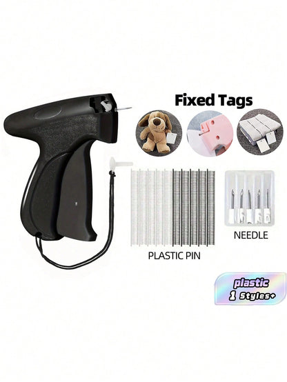 1 + 1000pcs Clothes Repair Sewing Gun Kit, Portable Clothing Mending Sewing Machine, Quick Stitch Gun, Mini Sewing Gun, Fast Mending Clothes Quilt Sewing Gun, Sewing Binding Machine