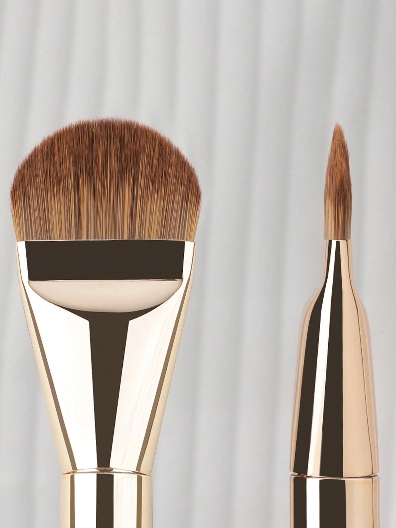 1/2/3/4pcs Foundation Makeup Brushes, Ultra-Thin Paddle Foundation Brush, Round Face Contour Brush, Flat Contour Brush, Multi-Purpose,Foundation Brush,Concealer Brush,Blush Brush,Contour Brush,Blush B