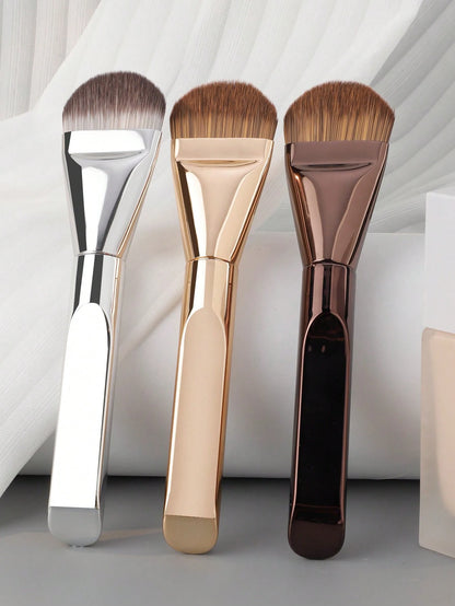 1/2/3/4pcs Foundation Makeup Brushes, Ultra-Thin Paddle Foundation Brush, Round Face Contour Brush, Flat Contour Brush, Multi-Purpose,Foundation Brush,Concealer Brush,Blush Brush,Contour Brush,Blush B