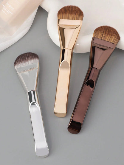 1/2/3/4pcs Foundation Makeup Brushes, Ultra-Thin Paddle Foundation Brush, Round Face Contour Brush, Flat Contour Brush, Multi-Purpose,Foundation Brush,Concealer Brush,Blush Brush,Contour Brush,Blush B