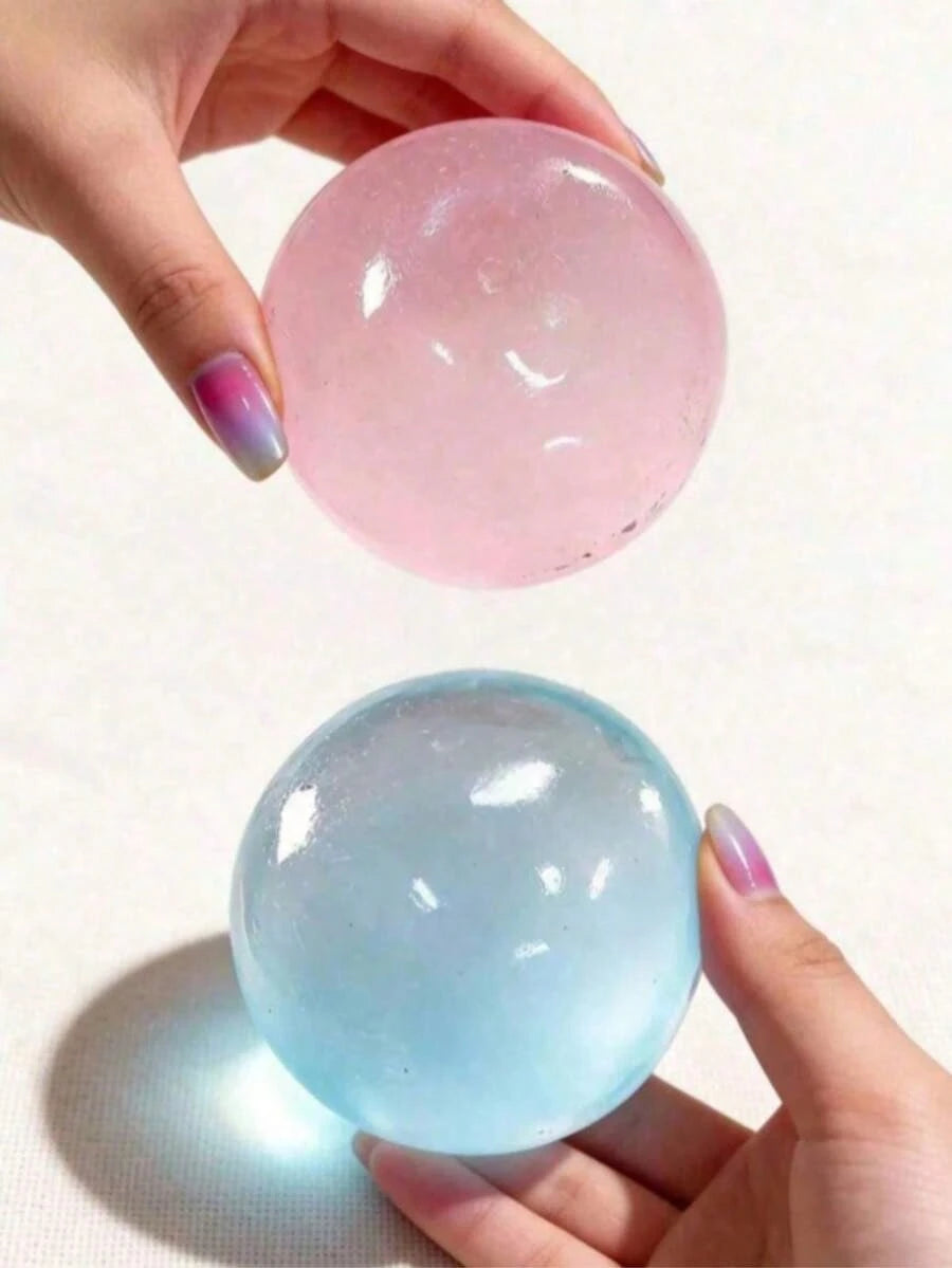 1/2/3PCS Handmade Coconut Oil Slow Rebound Stress Balls, Soft Moldable Squishy Fidget Toys, Skin-Friendly Sensory Anxiety Relief Toys, Portable Desktop Calm Gadgets For Home Office Classroom, Ideal Pa