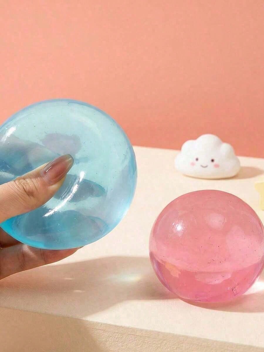 1/2/3PCS Handmade Coconut Oil Slow Rebound Stress Balls, Soft Moldable Squishy Fidget Toys, Skin-Friendly Sensory Anxiety Relief Toys, Portable Desktop Calm Gadgets For Home Office Classroom, Ideal Pa