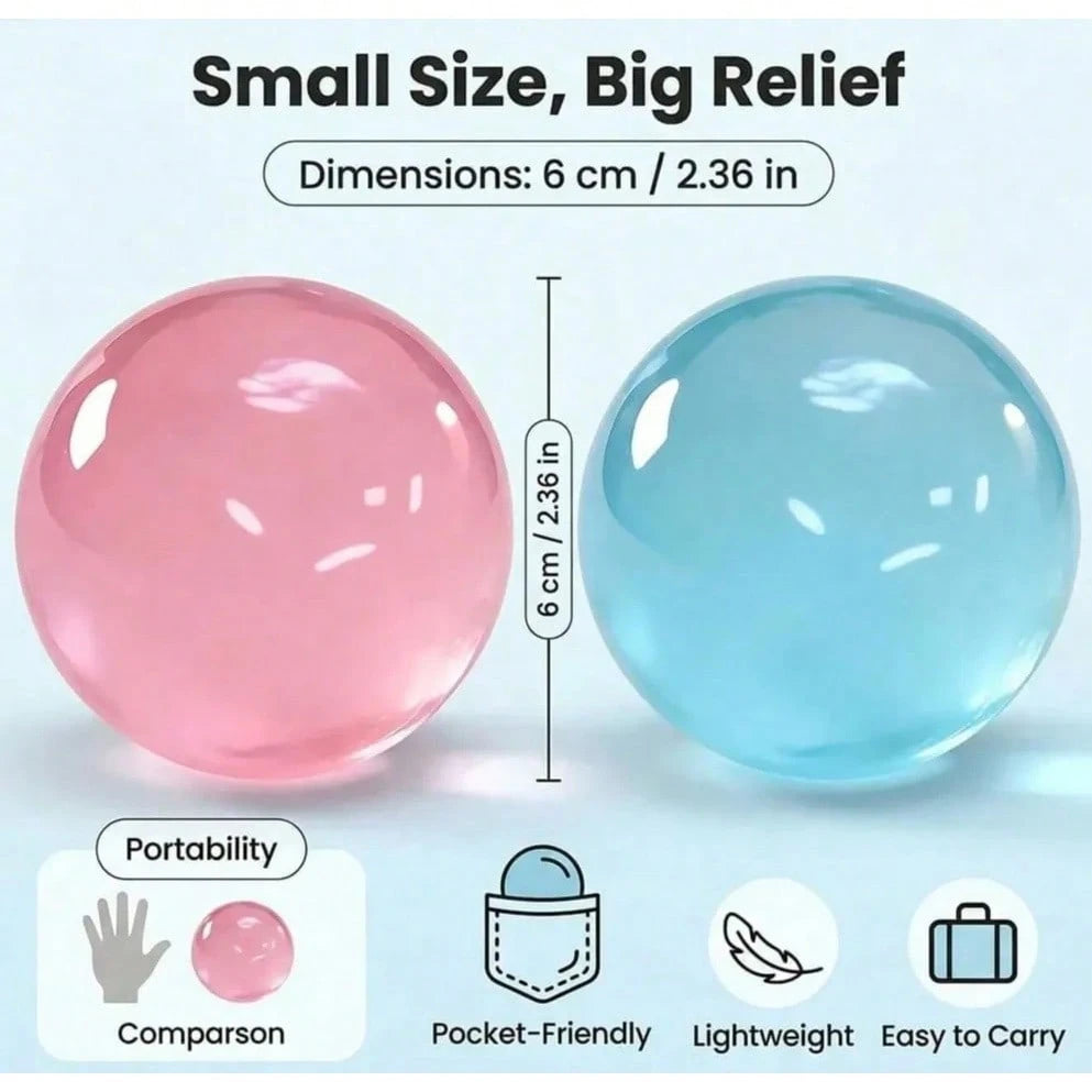 1/2/3PCS Handmade Coconut Oil Slow Rebound Stress Balls, Soft Moldable Squishy Fidget Toys, Skin-Friendly Sensory Anxiety Relief Toys, Portable Desktop Calm Gadgets For Home Office Classroom, Ideal Pa
