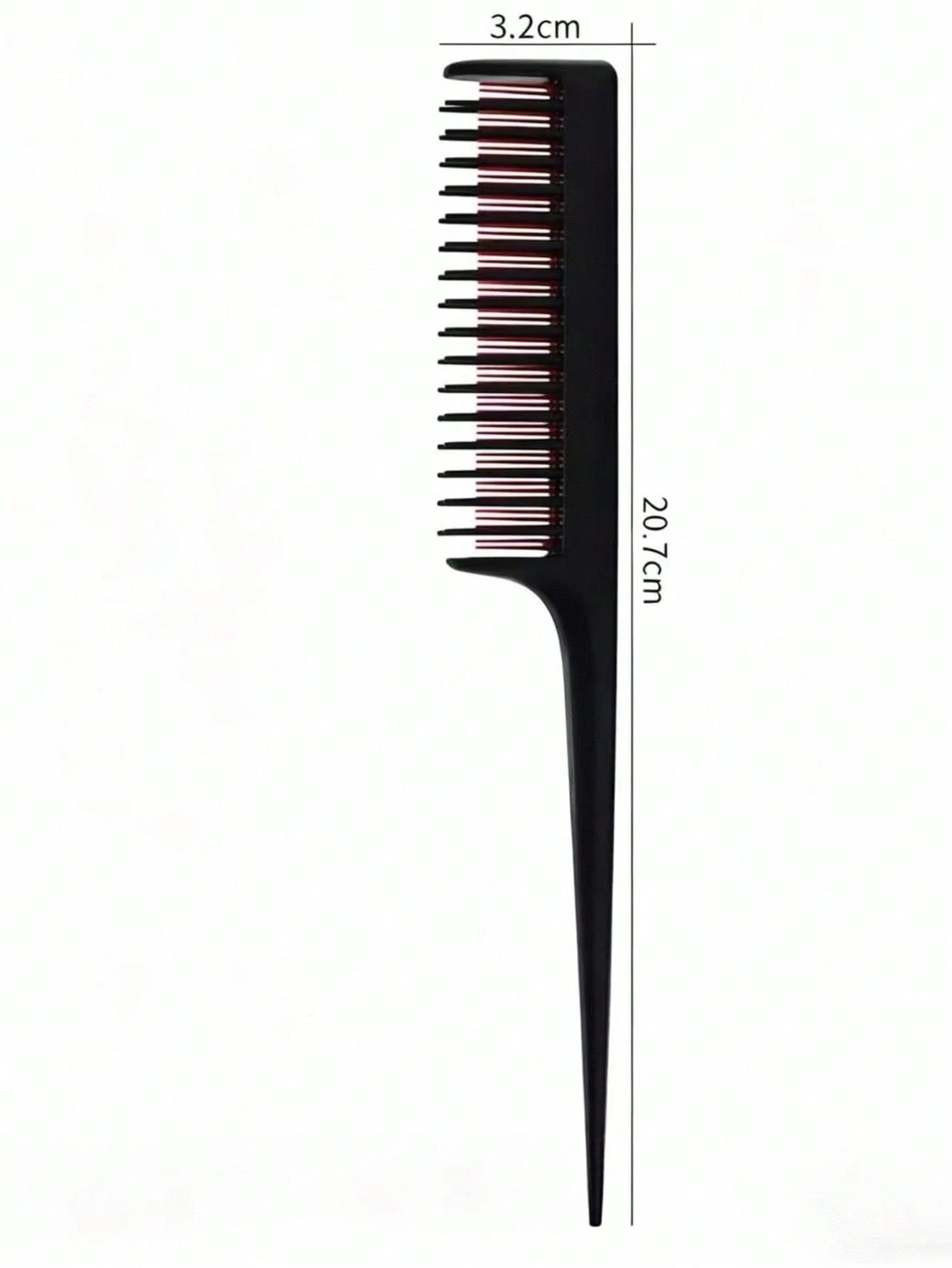 1/2/3pcs Luxury 3-In-1 Teasing Comb, Unisex- Suitable For Teasing, Back-Combing And Sectioning- Increases Volume For Fine, Thin Hair- Heat Resistant, Durable, Portable