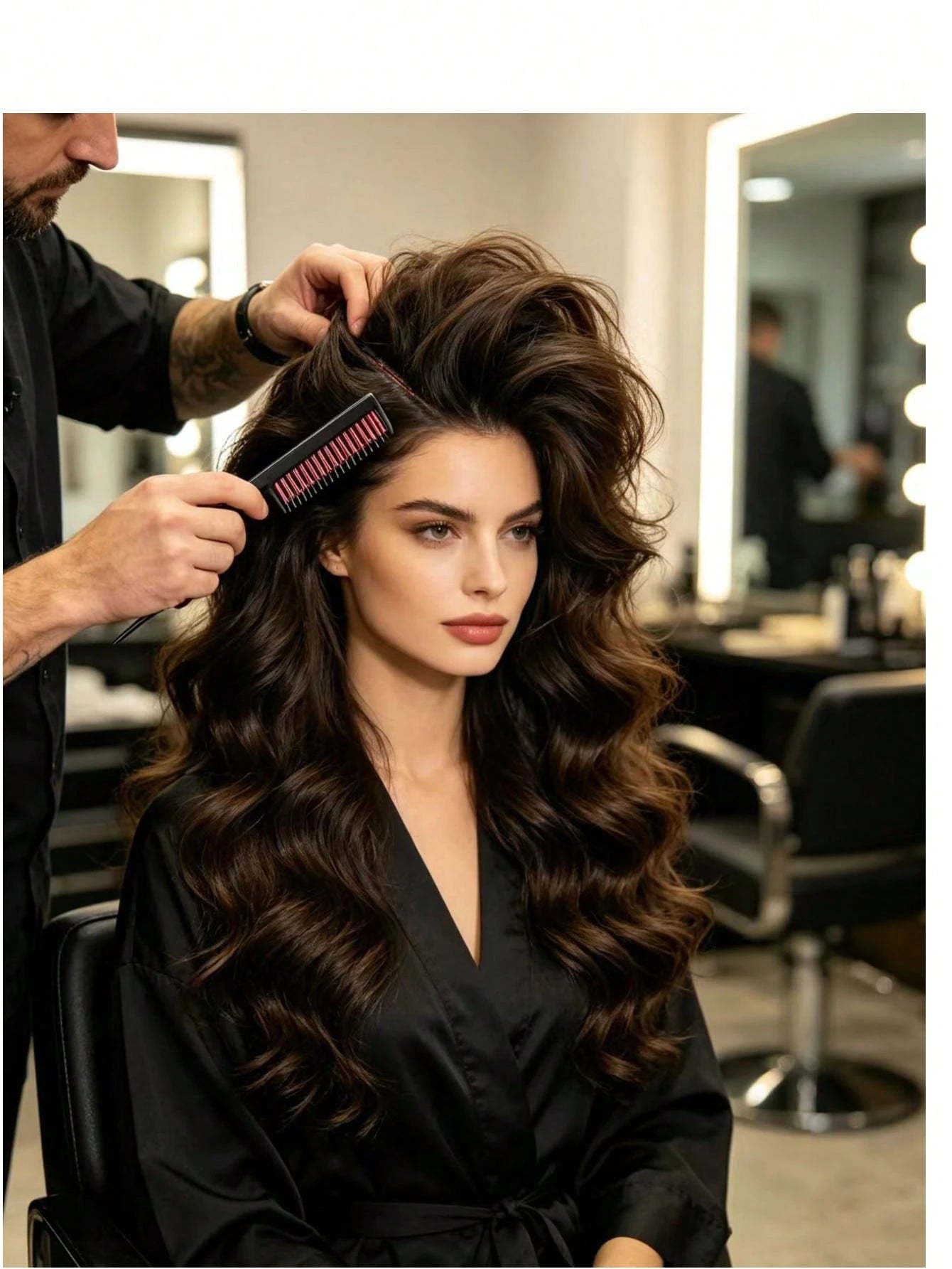 1/2/3pcs Luxury 3-In-1 Teasing Comb, Unisex- Suitable For Teasing, Back-Combing And Sectioning- Increases Volume For Fine, Thin Hair- Heat Resistant, Durable, Portable