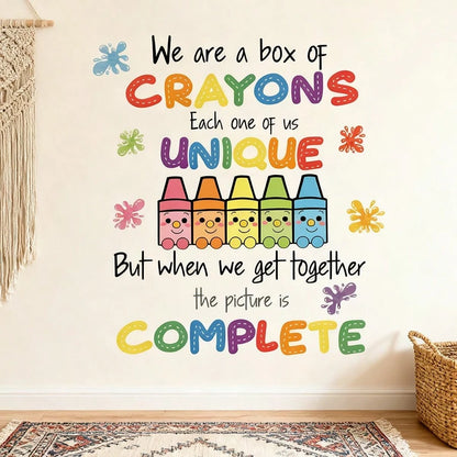 1/2 Sheets Back To School Classroom Wall Decals Kids Room Decor Self Adhesive Inspirational Quote Sticker Wall Art For Kindergarten Home School Decor​