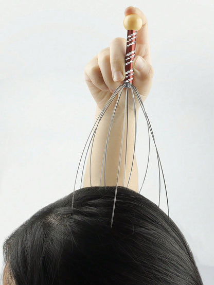 1/2pcs Head Massager, Head-Scratching Scalp Massager, Scalp Massage Relaxation Scratcher, Head Massage For Hair Stimulation And Body Stress Relief, Hair Care, Beauty Hair Tool, Hair Treatment