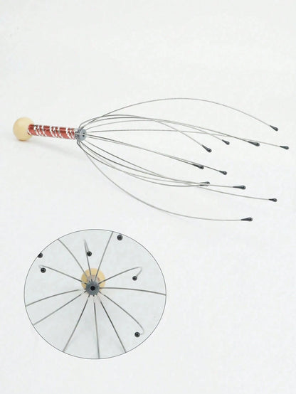 1/2pcs Head Massager, Head-Scratching Scalp Massager, Scalp Massage Relaxation Scratcher, Head Massage For Hair Stimulation And Body Stress Relief, Hair Care, Beauty Hair Tool, Hair Treatment