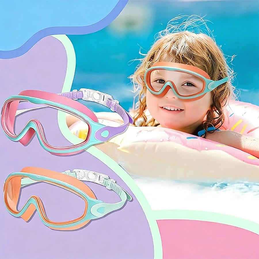 1/2pcs Kids Swimming Goggles, Suitable For Children Aged 3-15, Leak-Proof Function, Anti-Fog Design, Applicable For Swimming Pool And, Back To School