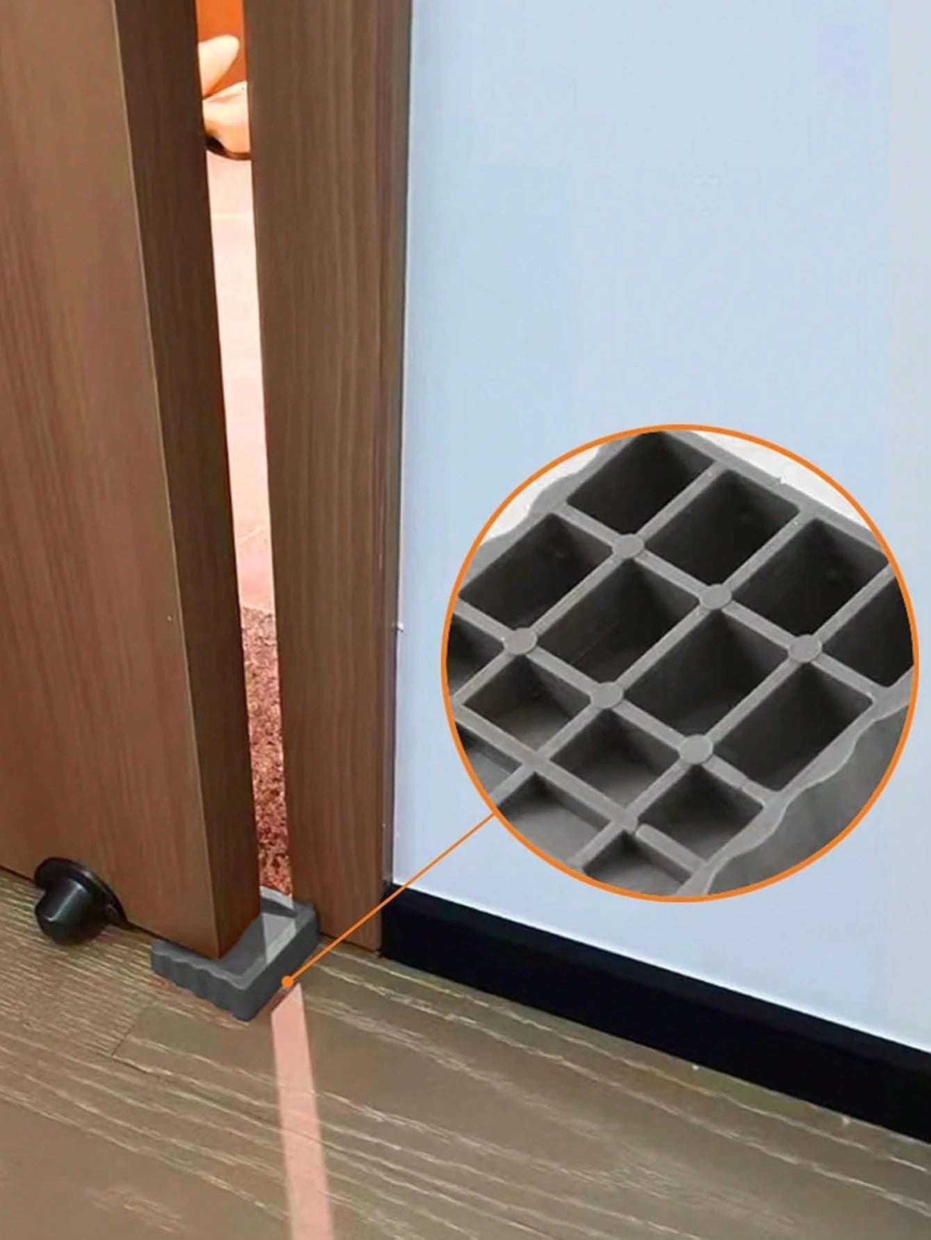 1/3/5pcs Anti-Collision Double-Sided Door Stopper- Windproof Door Wedge, Prevents Finger Injury, Suitable For Home And Office, Housewarming Gift