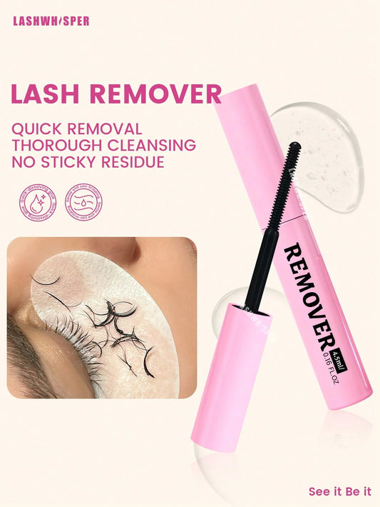 1/3/5pcs Eyelash Remover Liquid (For Cluster False Eyelashes)- Gentle Adhesive Solvent, DIY Eyelash Extension Glue Remover, Soothing Eye Cleansing Liquid (For False Lashes), Easy-To-Use Eyelash Glue