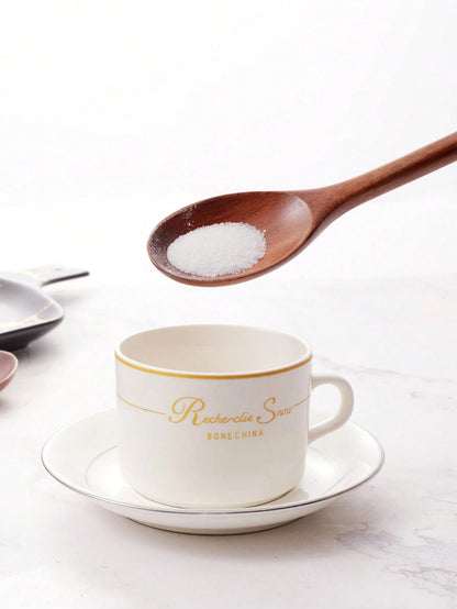 1/4/8pcs Wooden Serving Spoons, 9.2 Inch/23.5 Cm Wooden Ladles, Suitable For Cooking, Stirring, Mixing And Tasting, Elegant Long Handle Soup Spoons, Coffee Spoons And Dessert Spoons