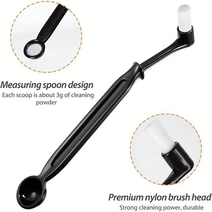 1/4pcs-Coffee Machine Cleaning Brush, With Nylon Bristles And Ergonomic Plastic Handle- Suitable For Home And Commercial Espresso Grinder Residue Removal, Durable Coffee Machine Cleaning Tool, Ergono