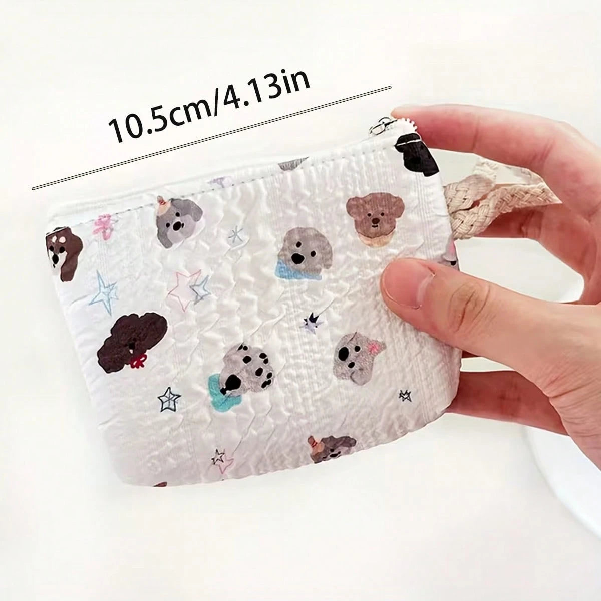 1/6/12pcs Cute Cartoon Wrist Strap Coin Purse, Fashion Accessory, Multi-Functional Handheld Small Wallet Key Pouch, Versatile Gift Bag Coin Pouch Wrist Bag Creative Girl Mini Storage Bag