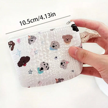 1/6/12pcs Cute Cartoon Wrist Strap Coin Purse, Fashion Accessory, Multi-Functional Handheld Small Wallet Key Pouch, Versatile Gift Bag Coin Pouch Wrist Bag Creative Girl Mini Storage Bag