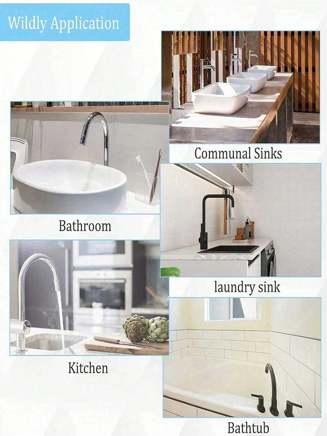 1 Multifunctional Faucet Extender With Shower, Easy To Use, Suitable For Shampoo, Bathtub And Shower Adapter, Pet Shower, Pet Cleaning And Grooming Products. Daily Necessities, Home Living Products, B