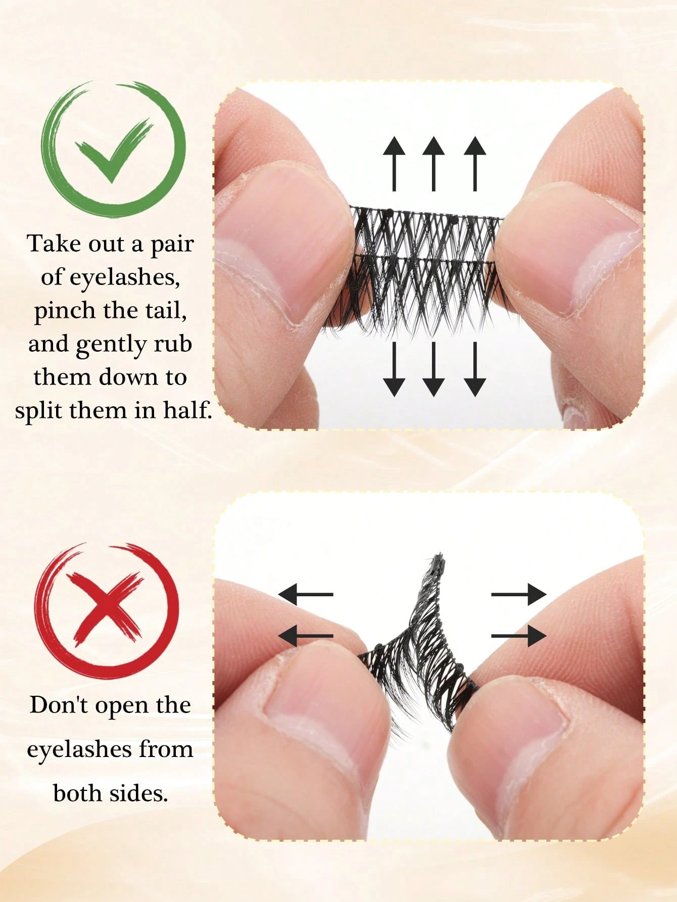 1 Pair Magnetic Eyelashes With Thick Cat Eye Design, Includes Clips, Easy To Wear And Remove Magnetic False Eyelashes, Suitable For Daily Eye Makeup For Girls