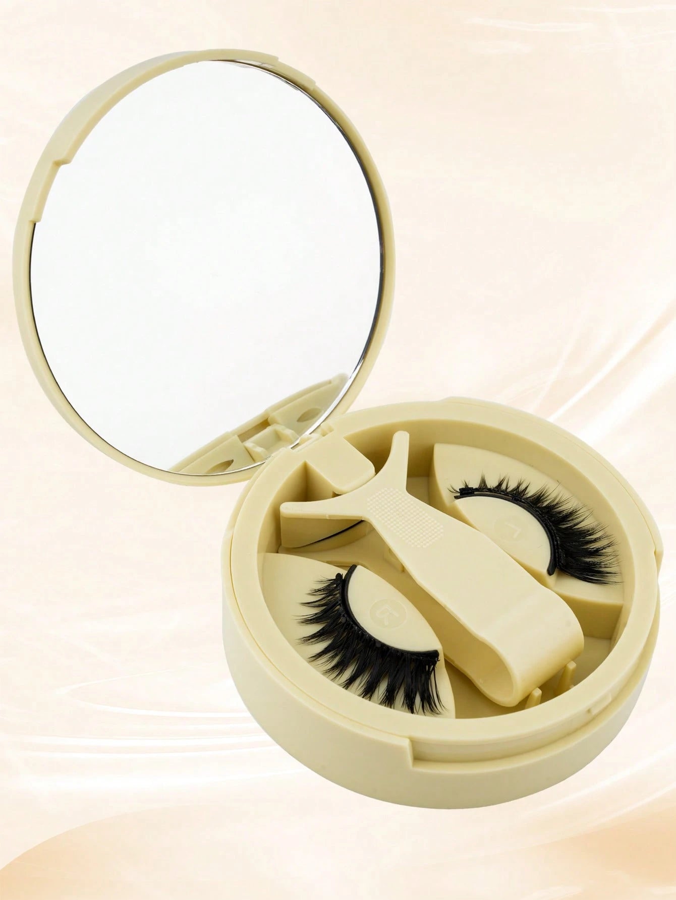 1 Pair Magnetic Eyelashes With Thick Cat Eye Design, Includes Clips, Easy To Wear And Remove Magnetic False Eyelashes, Suitable For Daily Eye Makeup For Girls