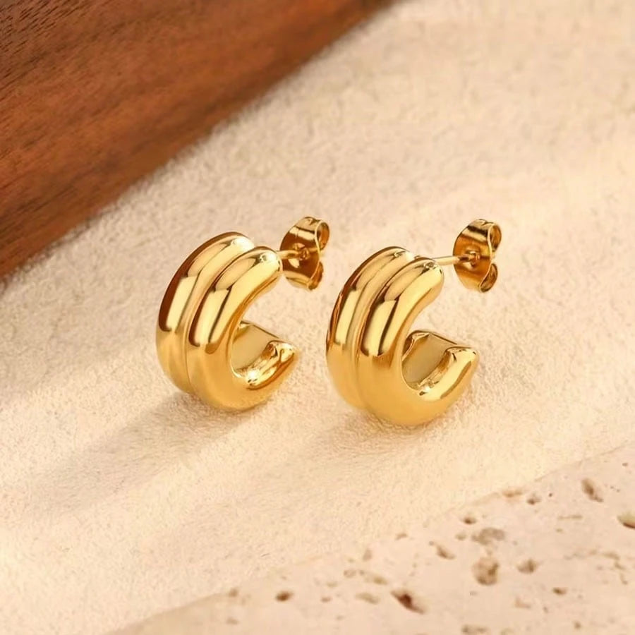 1 Pair Women's High-Quality Triple-Layer Rhinestone Circular Earrings- Perfect Gift For Holidays, Birthdays And Special Occasions