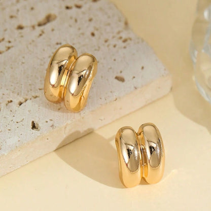 1 Pair Women's High-Quality Triple-Layer Rhinestone Circular Earrings- Perfect Gift For Holidays, Birthdays And Special Occasions