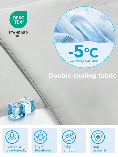 1 Pc Deconovo Cooling Comforter- Summer Ice Blanket With Cold Touch Fabric, Double-Sided Cooling For Hot Sleepers & Dorms! Soft, Lightweight & Machine Washable- No More Night Sweats