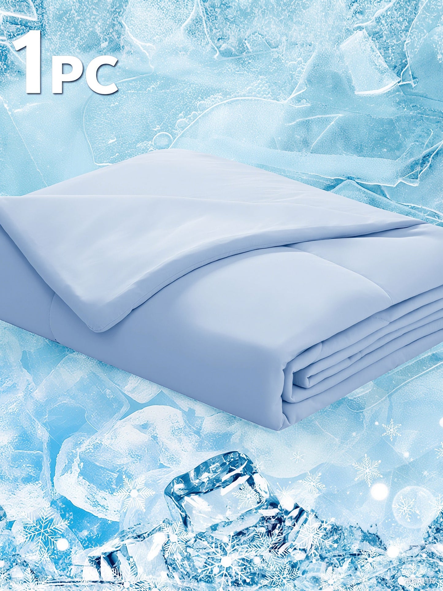 1 Pc Deconovo Cooling Comforter- Summer Ice Blanket With Cold Touch Fabric, Double-Sided Cooling For Hot Sleepers & Dorms! Soft, Lightweight & Machine Washable- No More Night Sweats